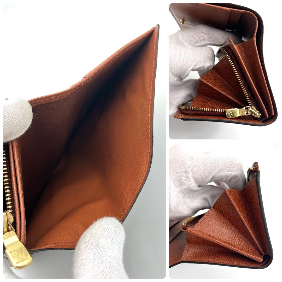 極美品 ルイヴィトン モノグラム ポルトモネ ビエ トレゾール