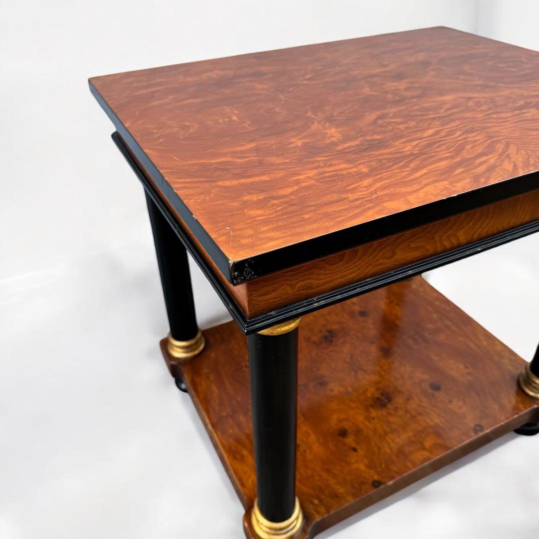 アンティーク調　テーブル　サイドテーブル　陳列棚　飾り棚　ビーダーマイヤー様式