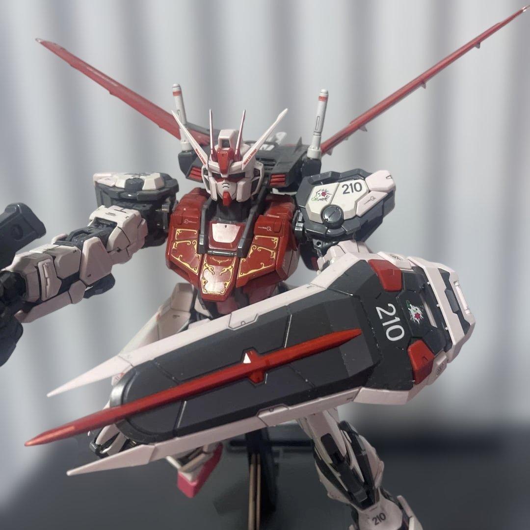 【癒し】PG1/60ストライクルージュ＋スカイグラスパーの組み立て済みジャンク品