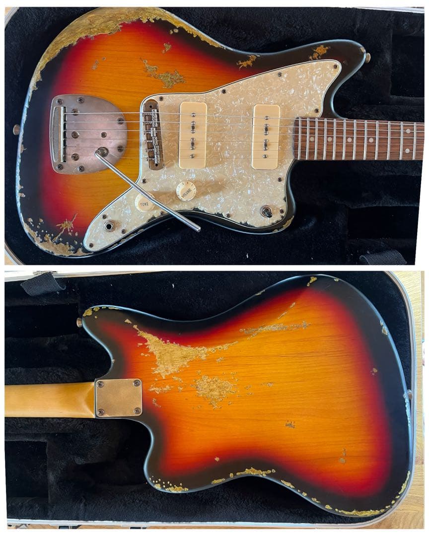 ⭐︎ハードレリック ジャズマスターシェイプ/P-90タイプ×フローティングトレモロ