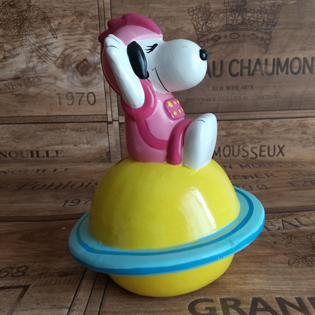 ピーナッツ スヌーピーアストロノーツ ベル貯金箱ヴィンテージ