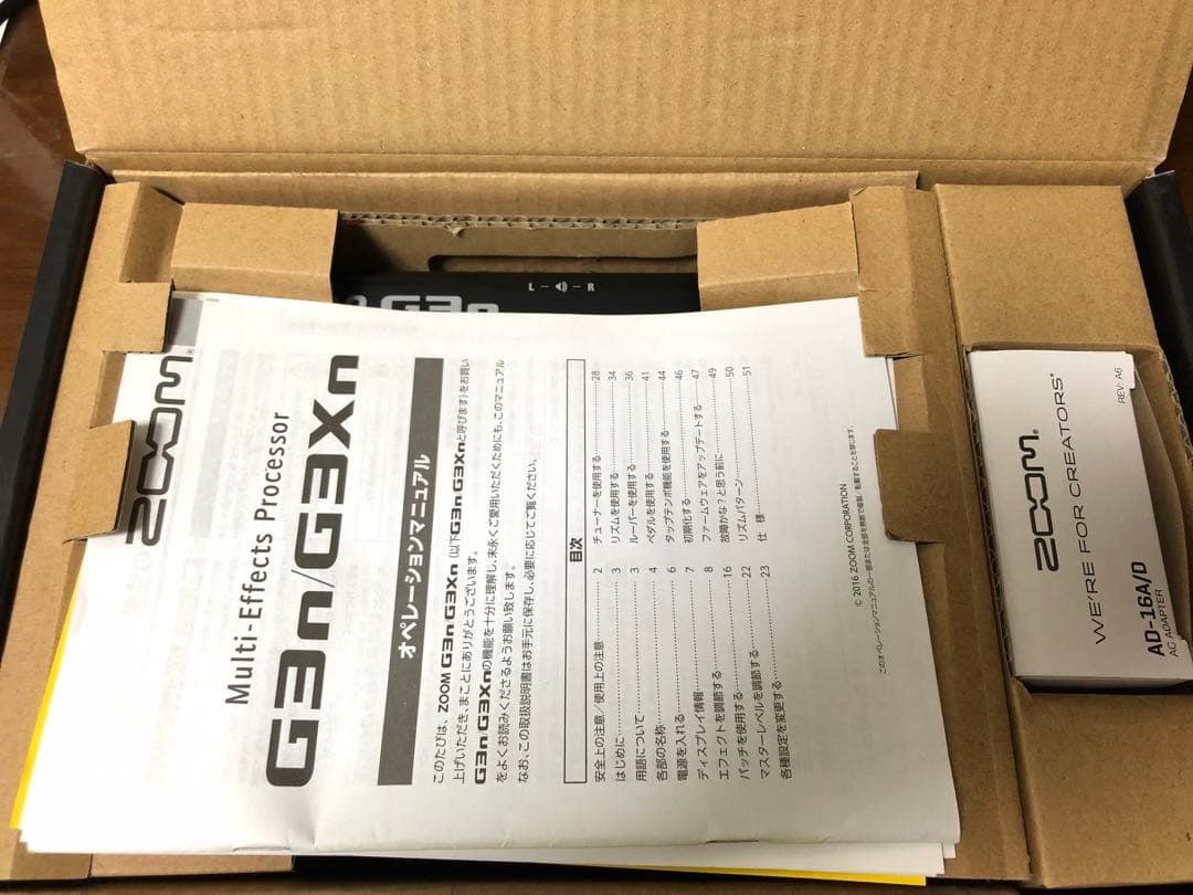 ZOOM G3n (アダプター.箱付属)