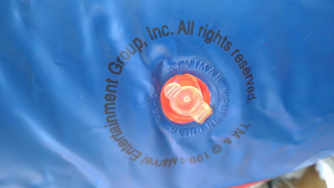 激レア ビンテージ Marvel インフレータブル 等身大スパーダーマン人形