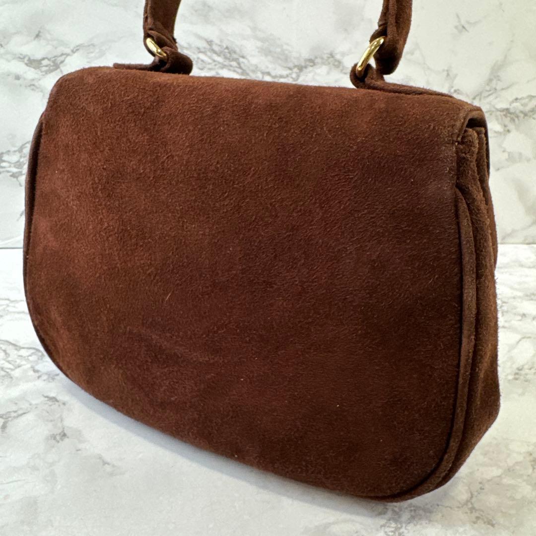 VALENTINO ヴァレンティノ イタリア製 本革 スエードレザーハンドバッグ