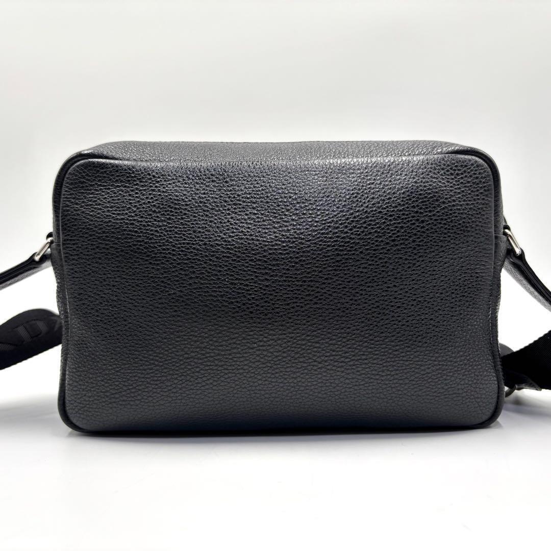 【極美品】 PRADA プラダ ショルダーバッグ ヴィッテロ ブラック 黒