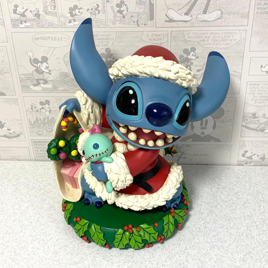 リロアンドスティッチ　サンタクロース　クリスマス　スクランプ　ビックフィギュア