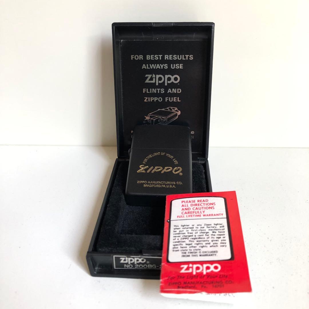 レア1982年製未使用ZIPPO イタリックロゴデザインZIPPO