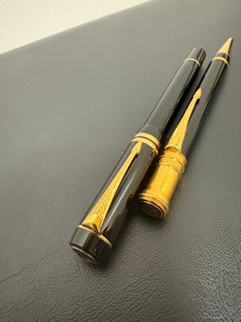 パーカーデュオフォールドインターナショナル万年筆ボールペン専用箱セット