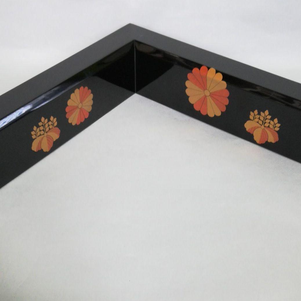 炉縁　高台寺蒔絵　輪島塗　一后造 　共箱、共布あり