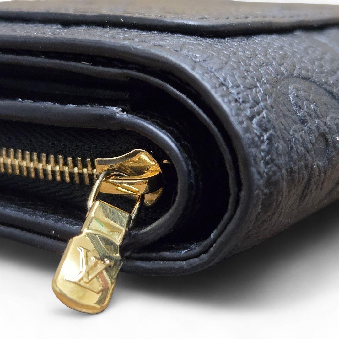 極美品✨ヴィトン 二つ折り財布 アンプラント ポルトフォイユ クレア ノワール