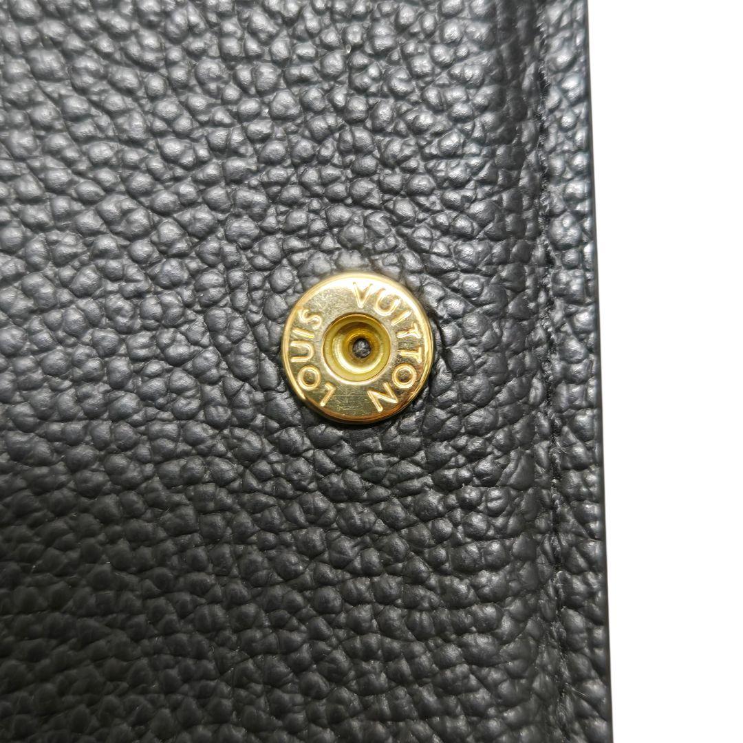 極美品✨ヴィトン 二つ折り財布 アンプラント ポルトフォイユ クレア ノワール