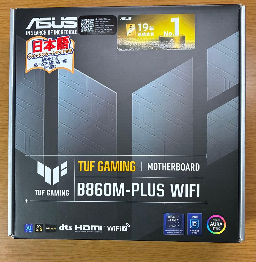 TUF GAMING B860M-PLUS WiFi ＋DDR5 32GB