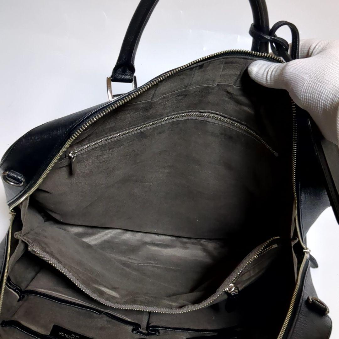 ✨ペッレモルビダ✨ビジネスバッグ キャピターノ レザー ブラック 2way ロゴ