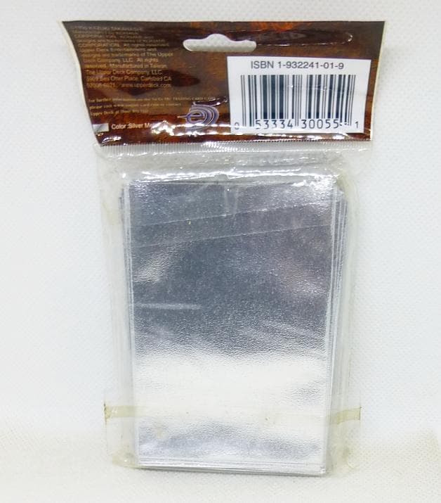 遊戯王 英語版 初期 スリーブ シルバー アッパーデック