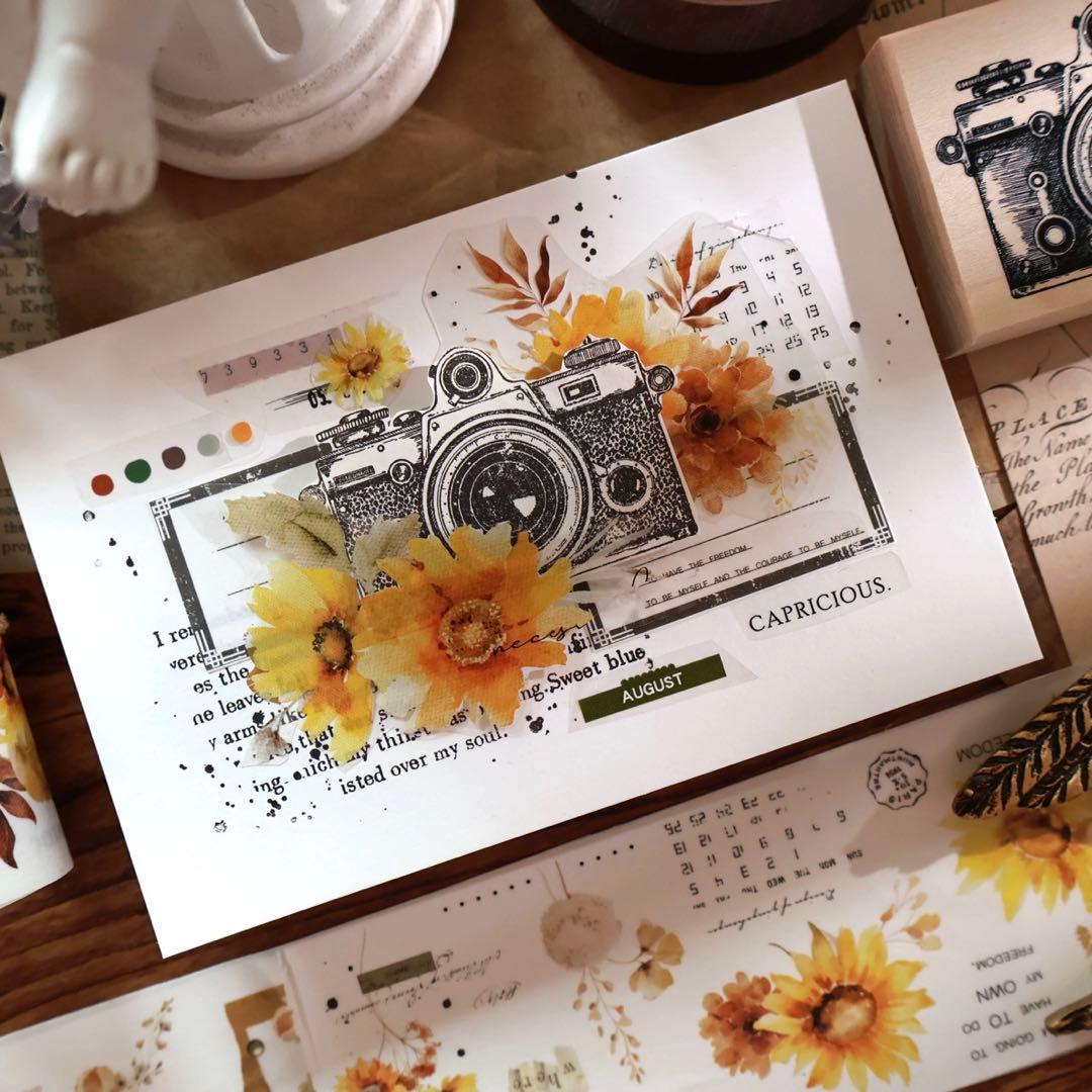 ⭐️SALE⭐️ 壹洱原创《文字幻想》海外マスキングテープ　マステ 【2357】