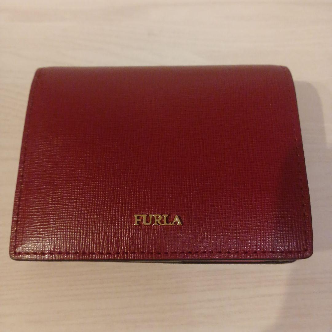 新品 FURLA バイカラー 二つ折り財布 箱有り