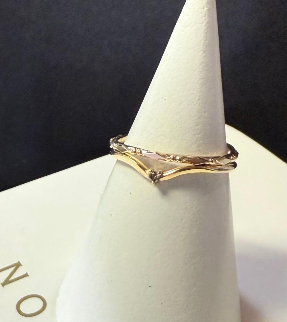 ◼️現行品◼️【NOJESS】K10デザインリング