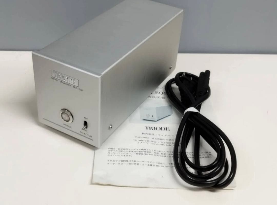 【美品】TRIODE フォノイコライザー TRX-EQ6/アンプ