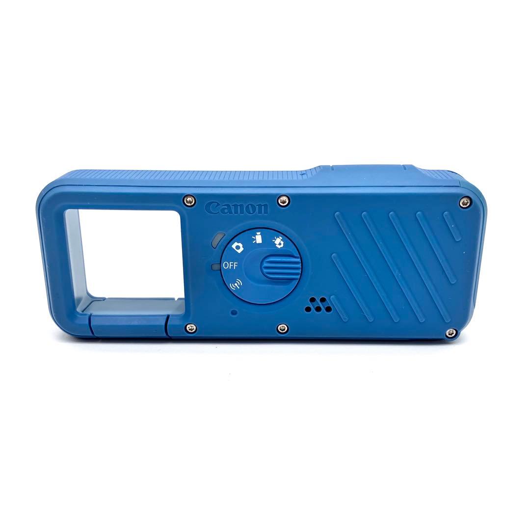 防水カメラ Canon iNSPIC REC FV-100 アソビカメラ　ブルー