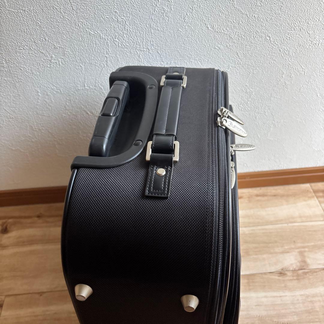 スワニー　キャリーバッグ　コンパクト　黒　美品寄り　最安値