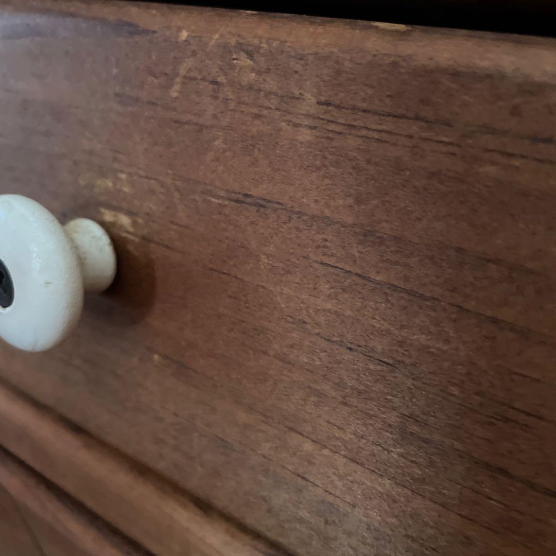 木製飾り棚　扉付き　カントリー　コーハウス　アンファン