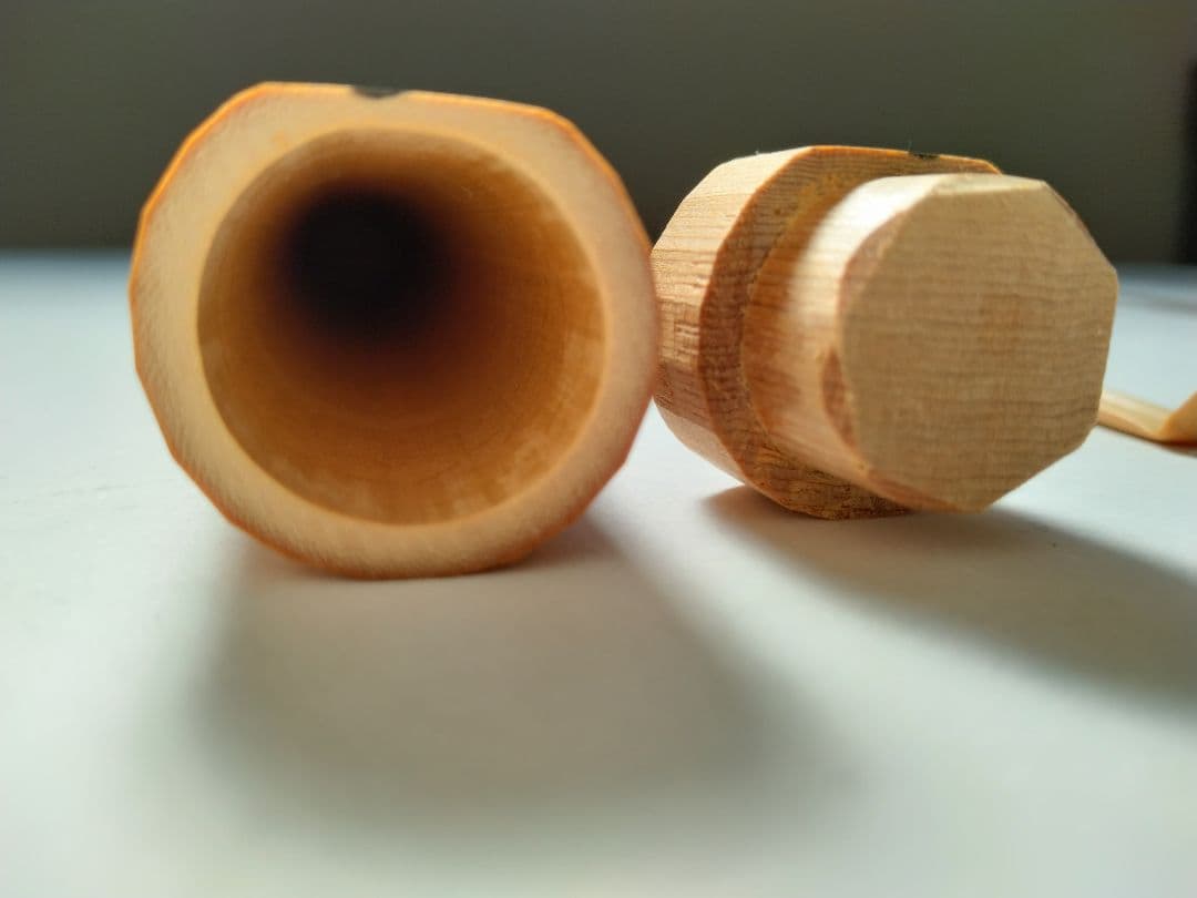 大徳寺　藤井誠堂　竹茶杓　銘:千代の光　別作　　　好紫野八十翁　茶道具