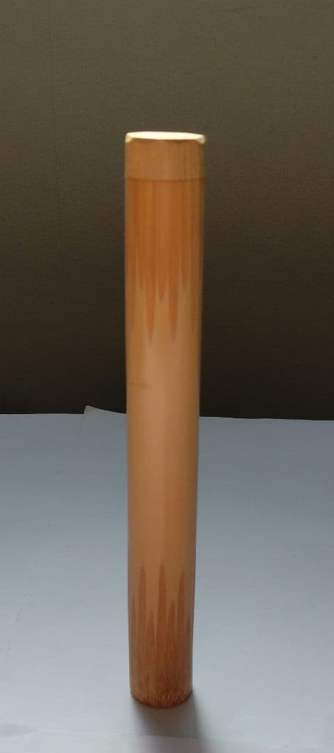 大徳寺　藤井誠堂　竹茶杓　銘:千代の光　別作　　　好紫野八十翁　茶道具