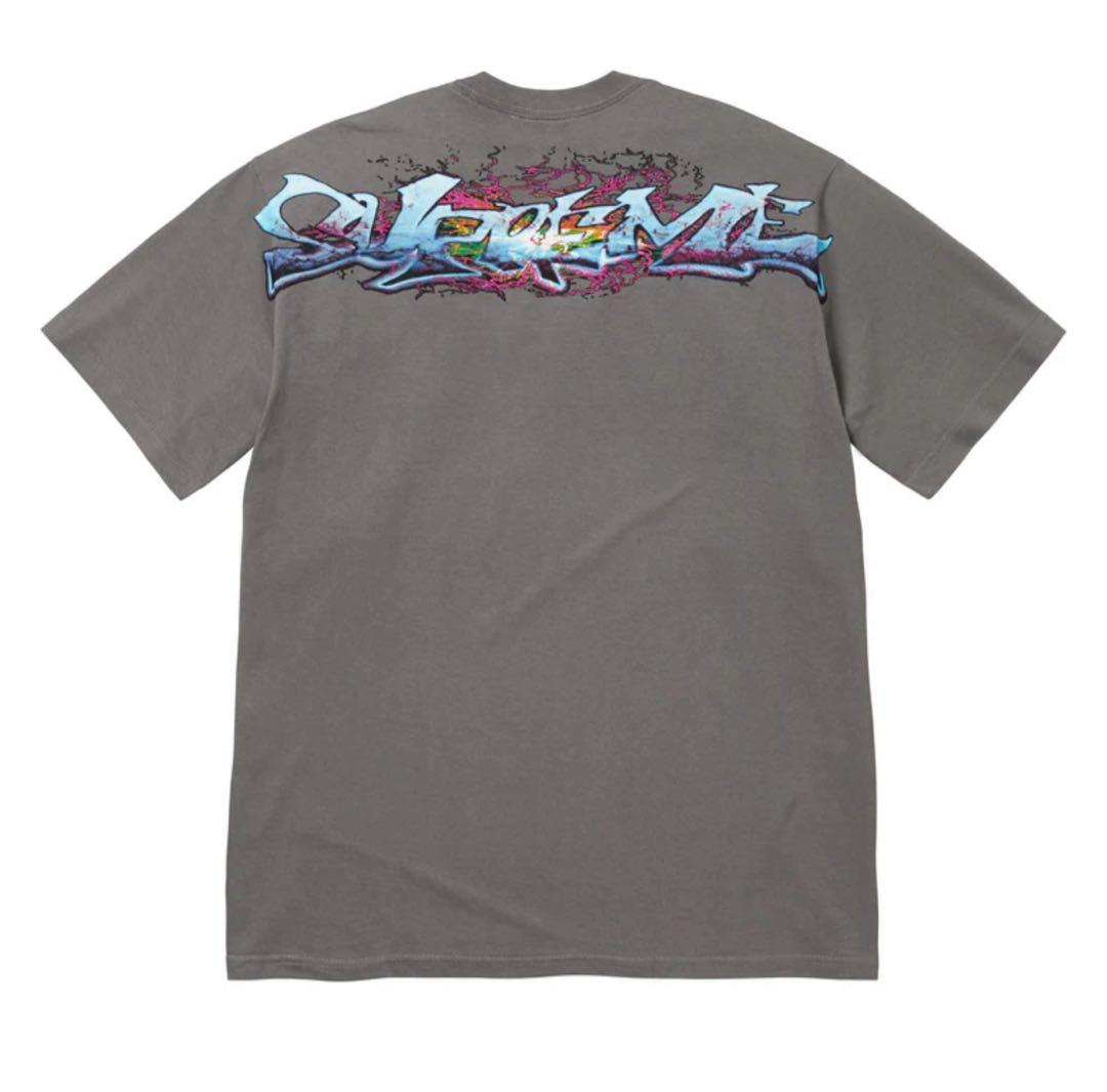 Supreme Tag Tee Mサイズ グレー
