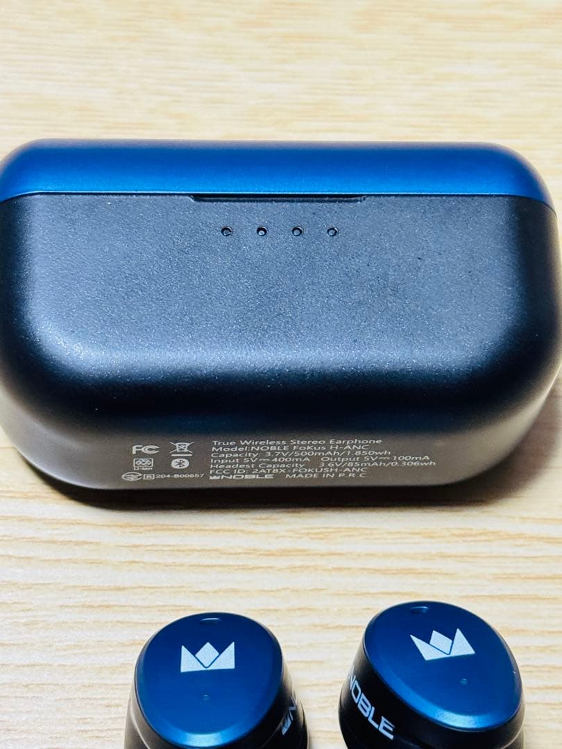 Noble audio FoKus H-ANC Blue ワイヤレスイヤホン
