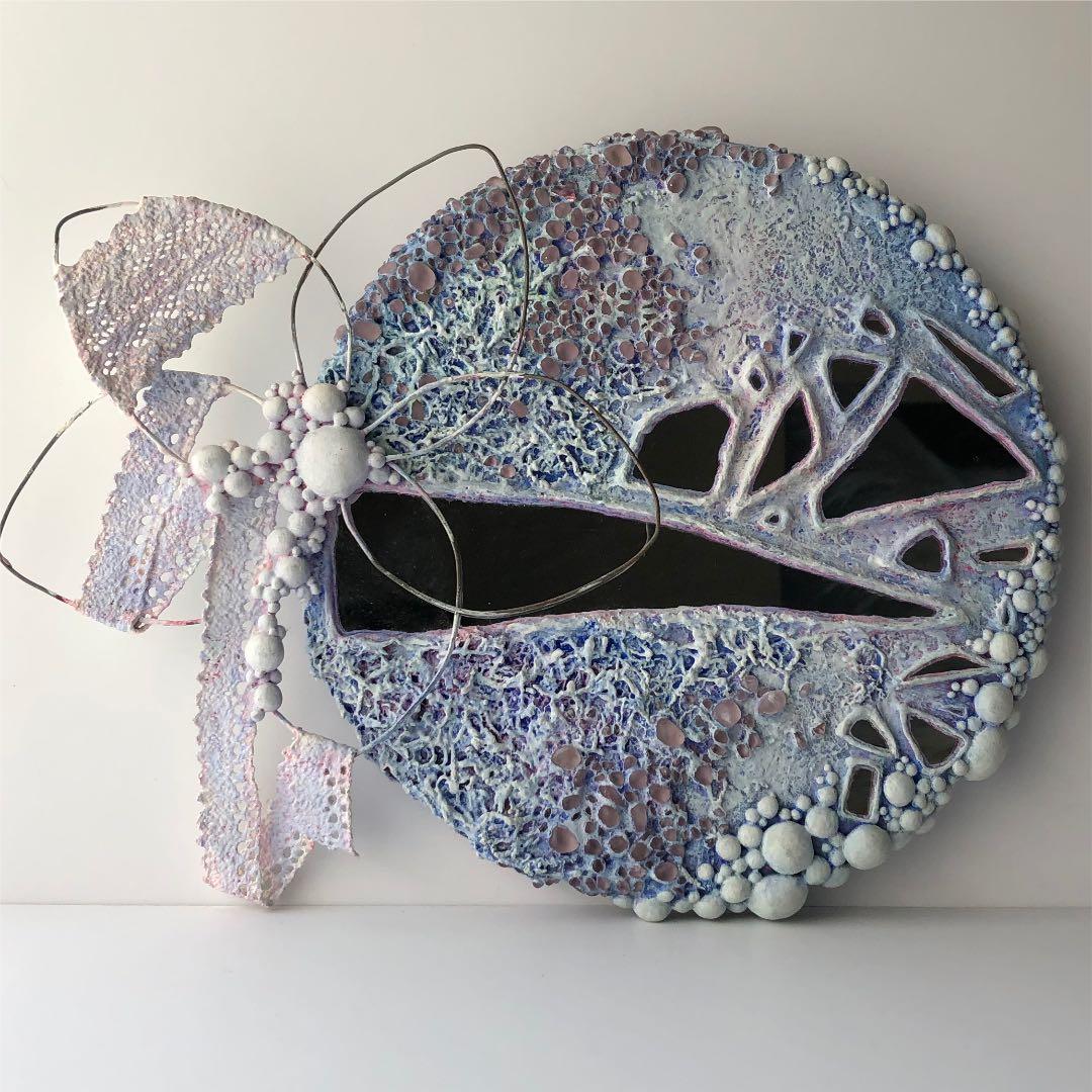 原画　アクリル着色　「夜のひかり」 吉田美香