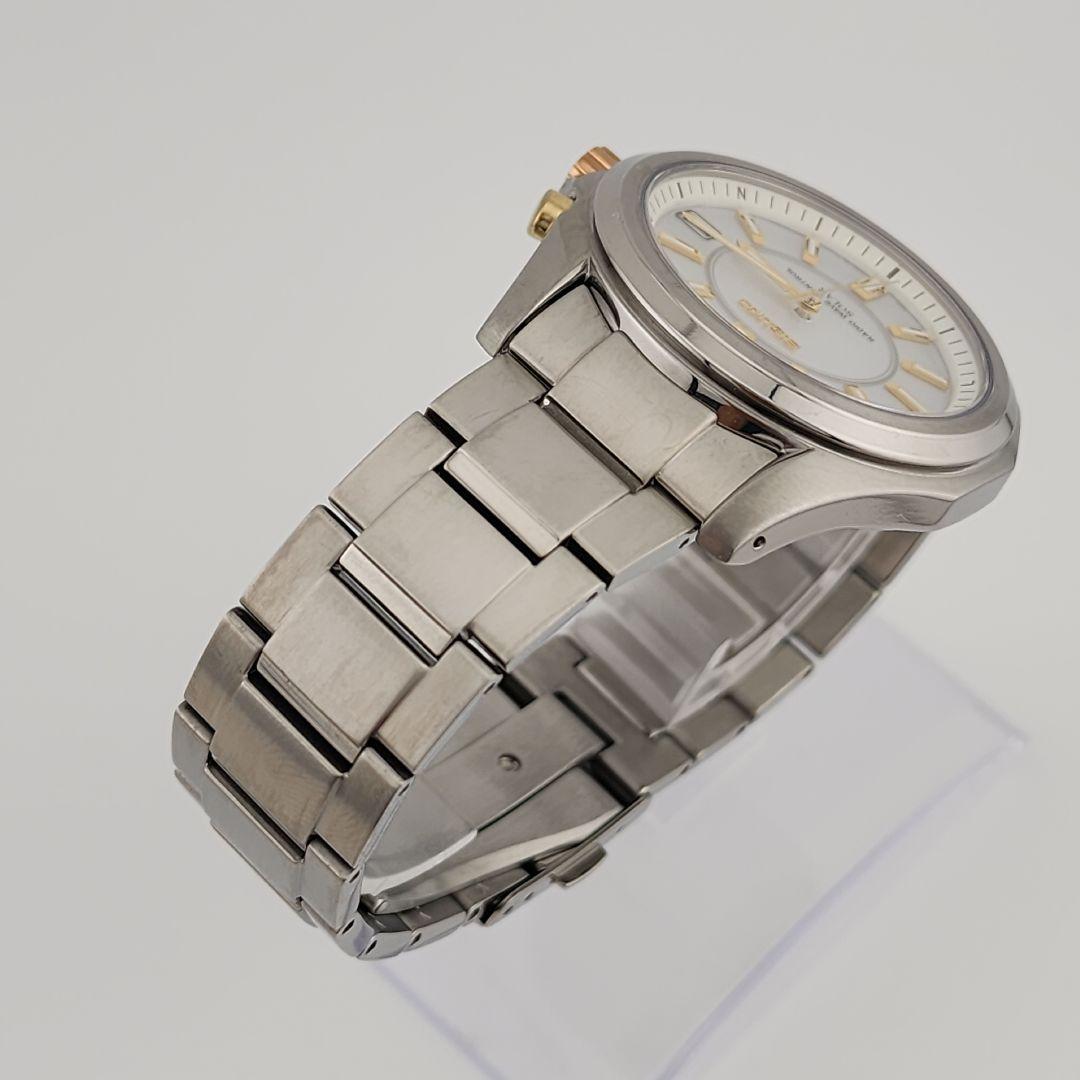 極美品SEIKO セイコー　腕時計　7B22-B0H0 電波ソーラー　チタニウム