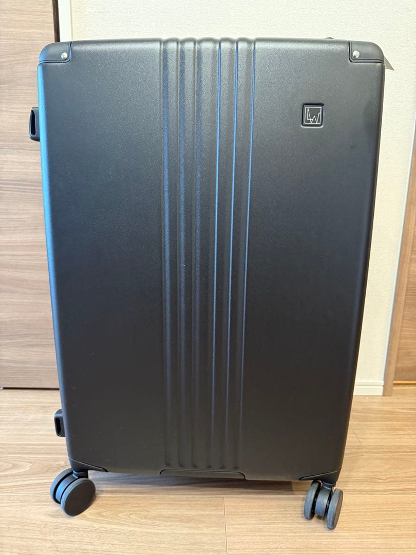 【新品未使用】キャリースーツケース （7泊〜向け85〜100L）黒 ストッパー付