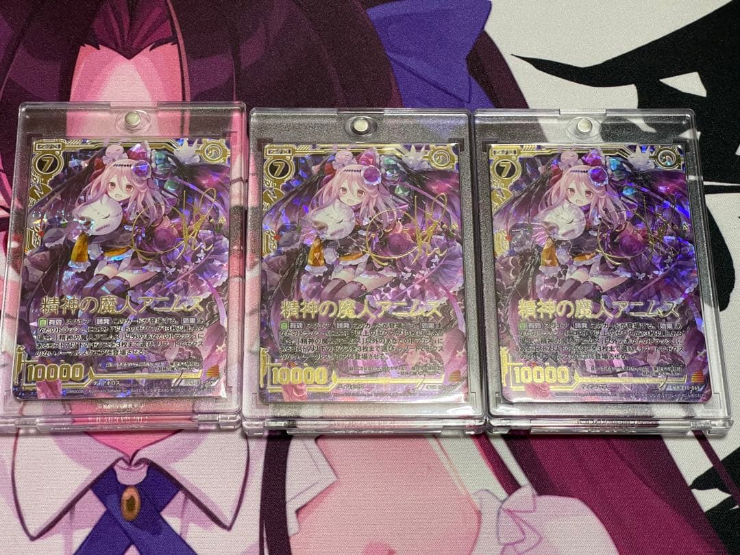 Z/X ゼクス　アニムス　CVR サイン3枚セット