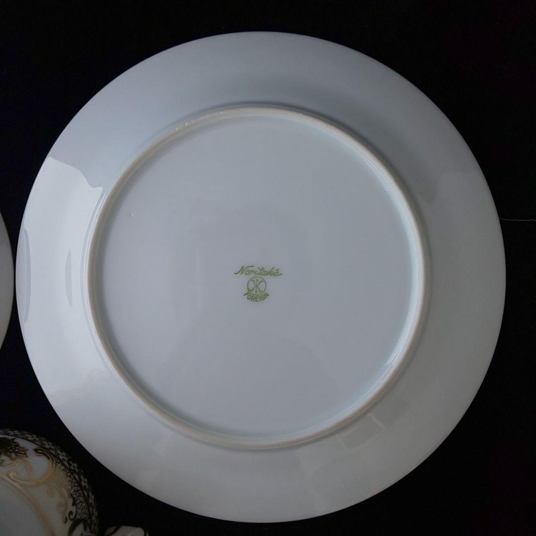 オールドノリタケ　花籠　トリオ　金彩良好　カップ&ソーサー　アンティーク　里帰り