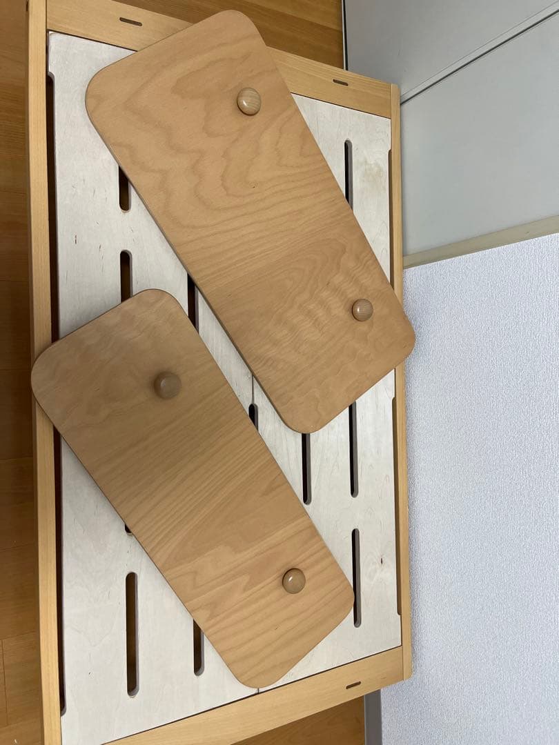 【美品】HOPPLキッズベッド 120x70x45