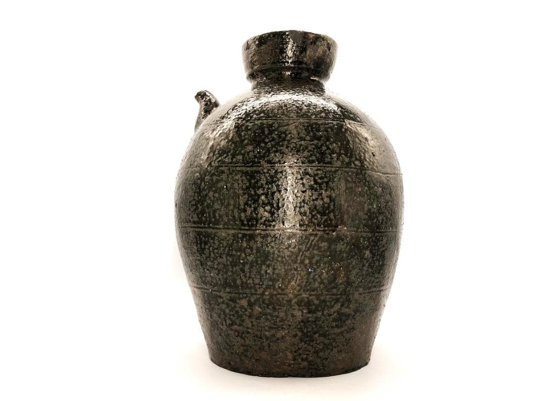 【 苗代川焼 雲助 】　うんすけ　黒もん　黒薩摩　江戸時代