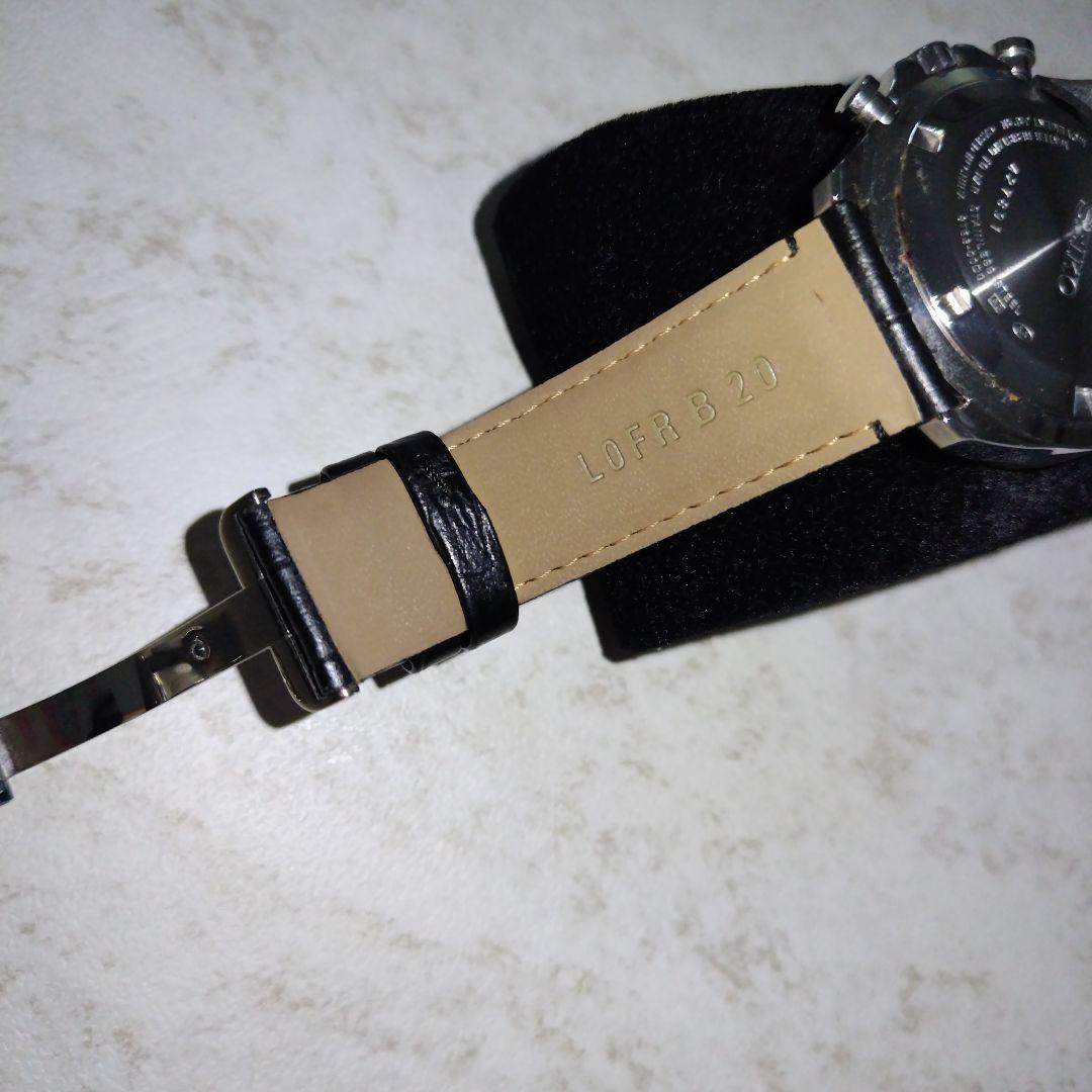 SEIKO クロノグラフ 腕時計 ブラック　メンズ