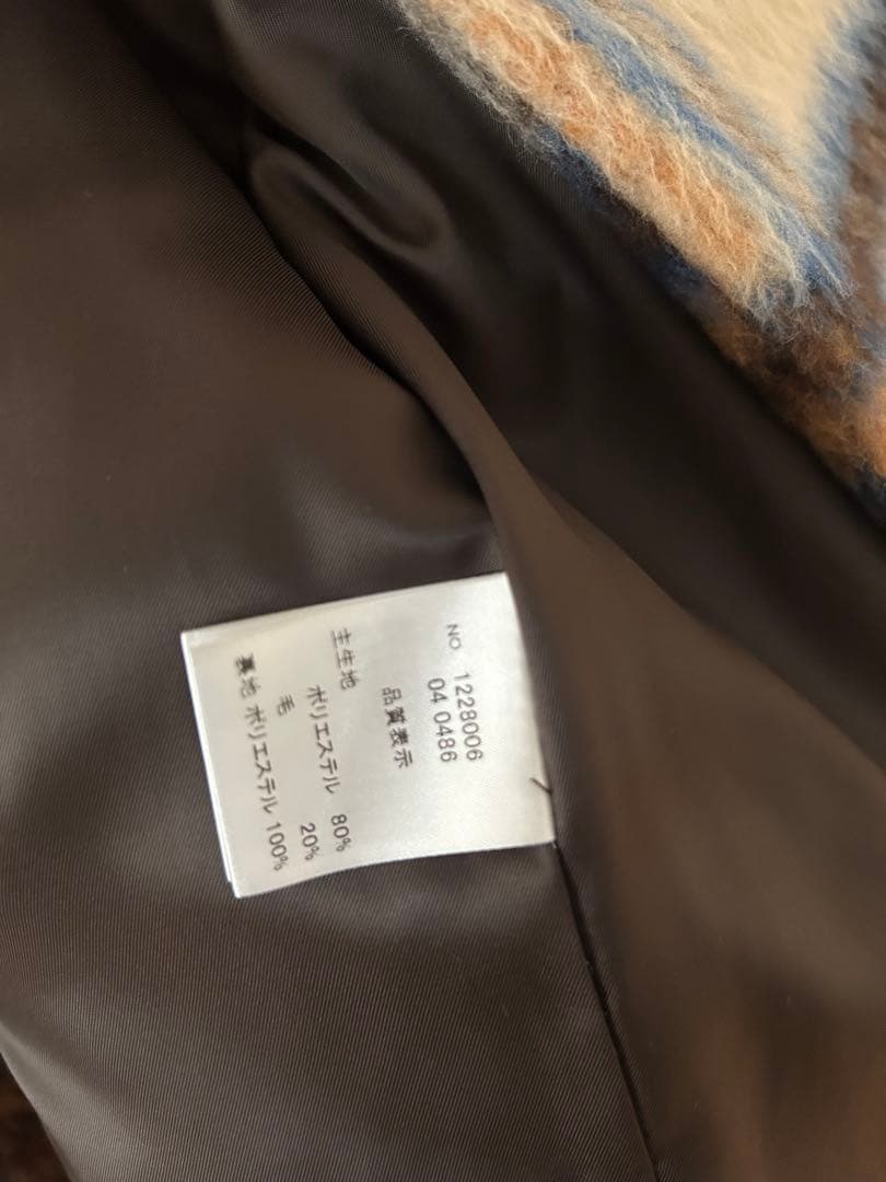 ！専用！スフィーデ　チェックチェスターコート