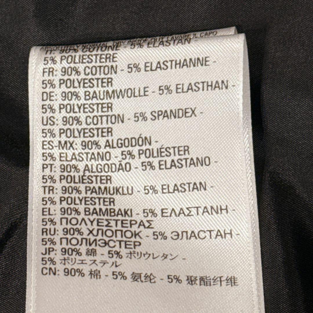 未使用級 DIESEL ディーゼル 異素材ZIPパーカー L ブラック