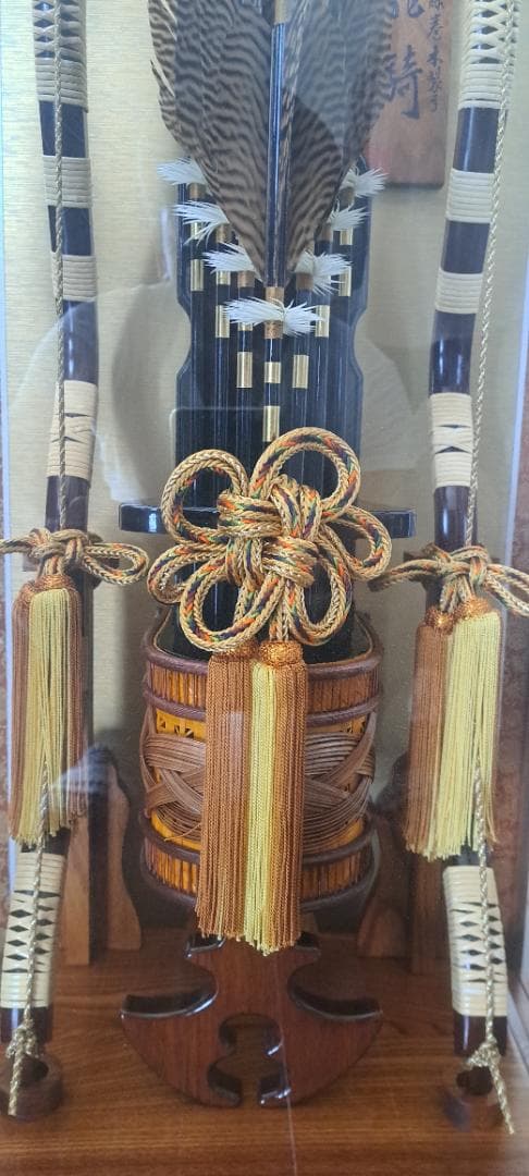 伝統的な日本の武具装飾品 破魔弓（魔除けなどのインテリアにもなります）