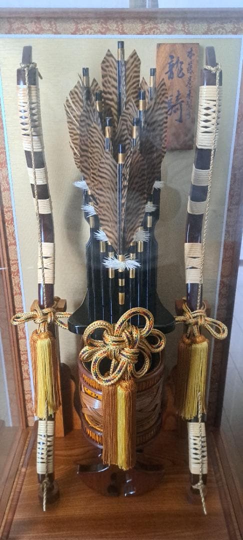 伝統的な日本の武具装飾品 破魔弓（魔除けなどのインテリアにもなります）