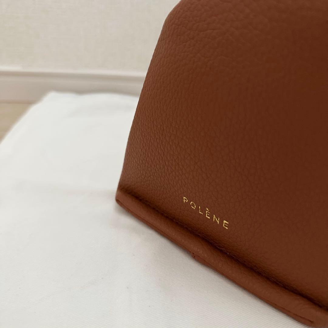 POLÈNE ハンドバッグ ブラウン