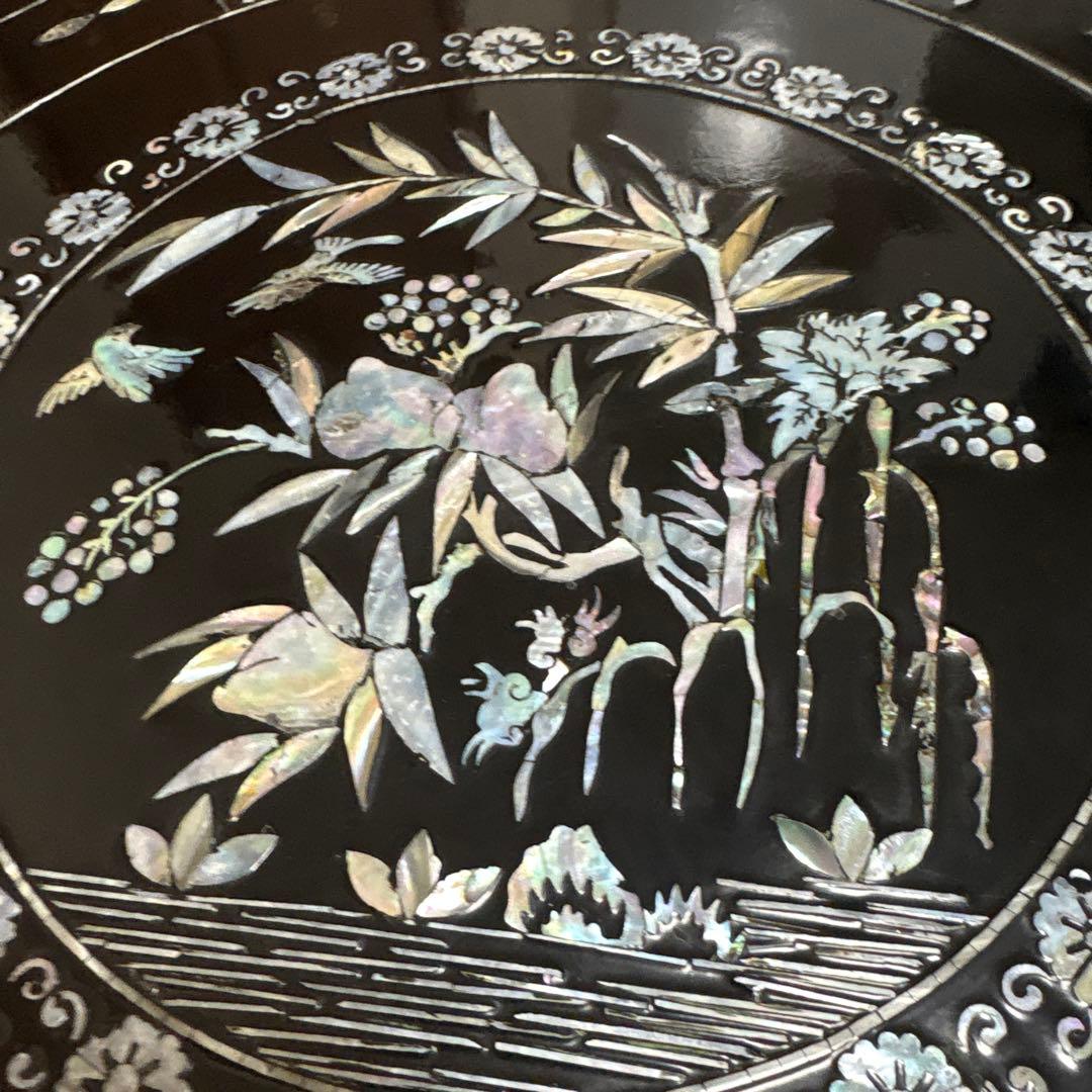 ［送料込み］螺鈿台✴︎アンティークテーブル　インテリア家具