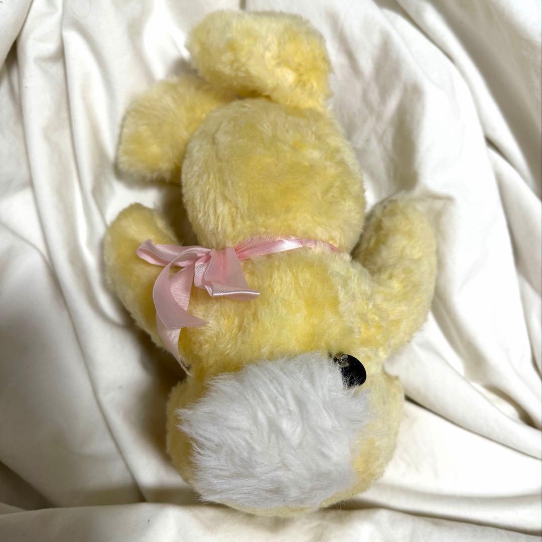 1980年 U.S.A アンティーク うさぎ 人形 ぬいぐるみ ぜんまい