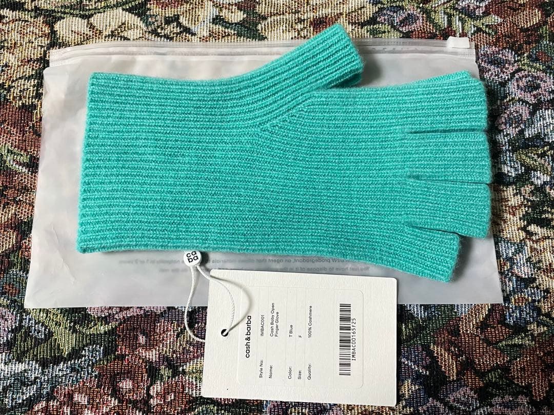 【最終値下げ】cash&barba キャッシュ&バルバ グローブ TBlue