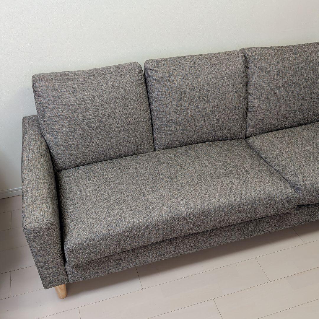 【東京都】ニトリ 布張りカウチソファ Nポケット A7 3人掛け FM-MO