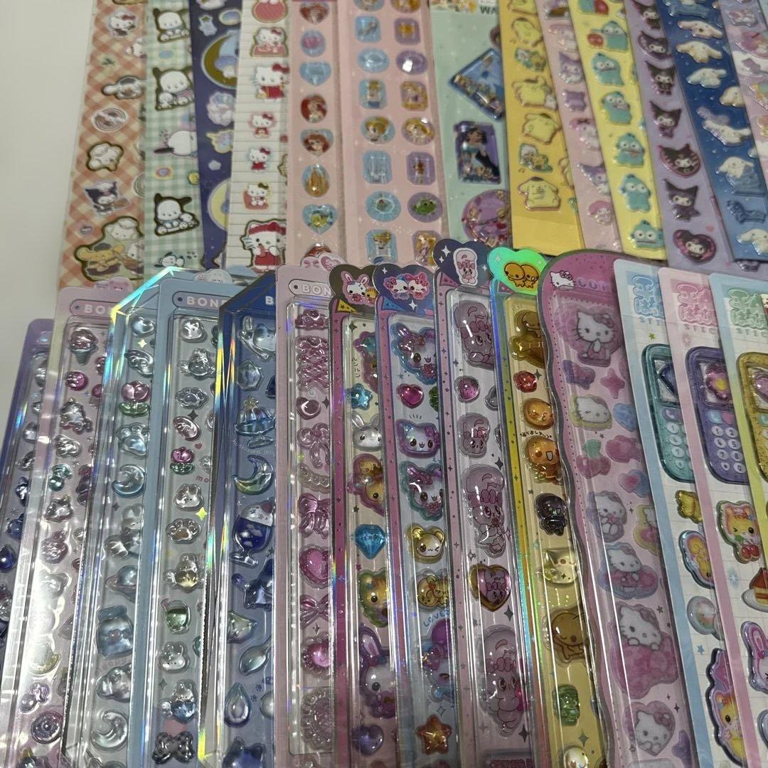 (64)ボンボンドロップシール　うるちゅるポップシール　60枚