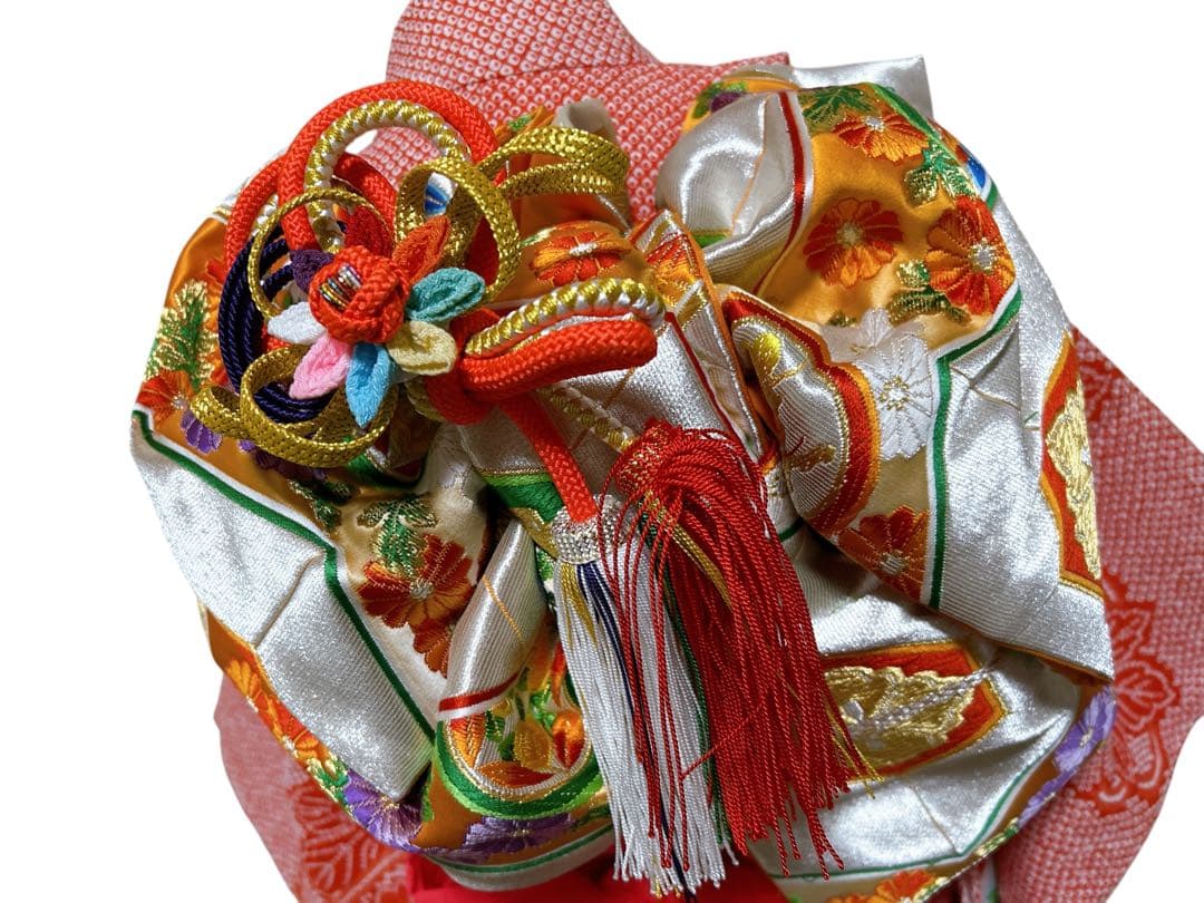 人気の鹿の子♡七五三　7歳　女の子　セット　一式　赤系