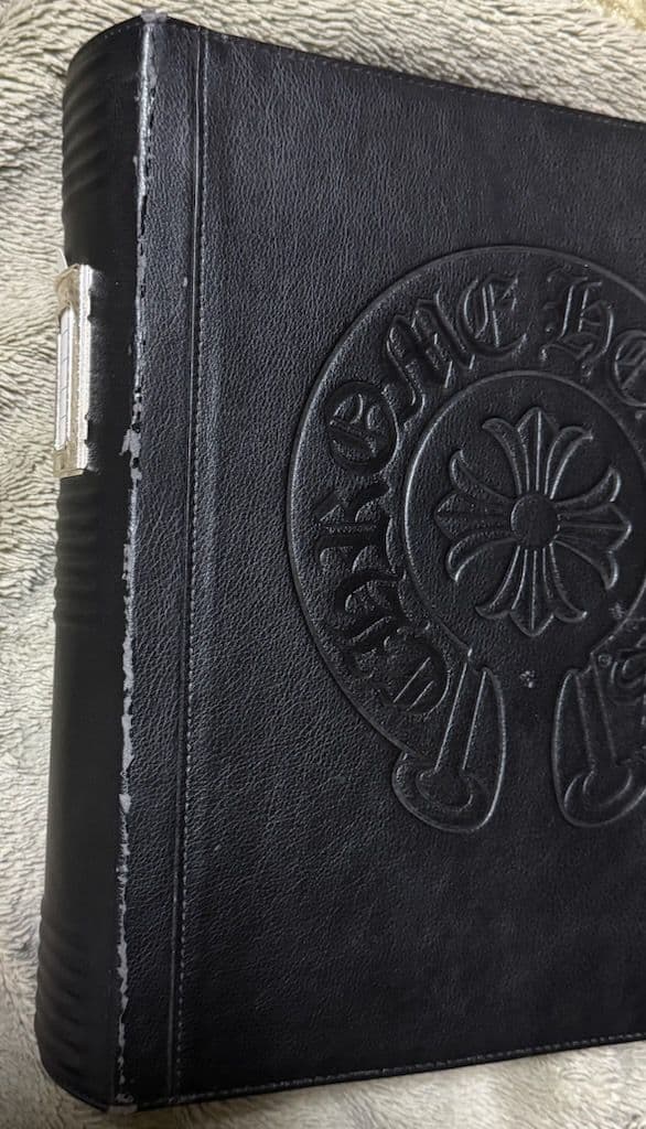 【クロムハーツ】CHプラス ホースシュー レザーバインダー