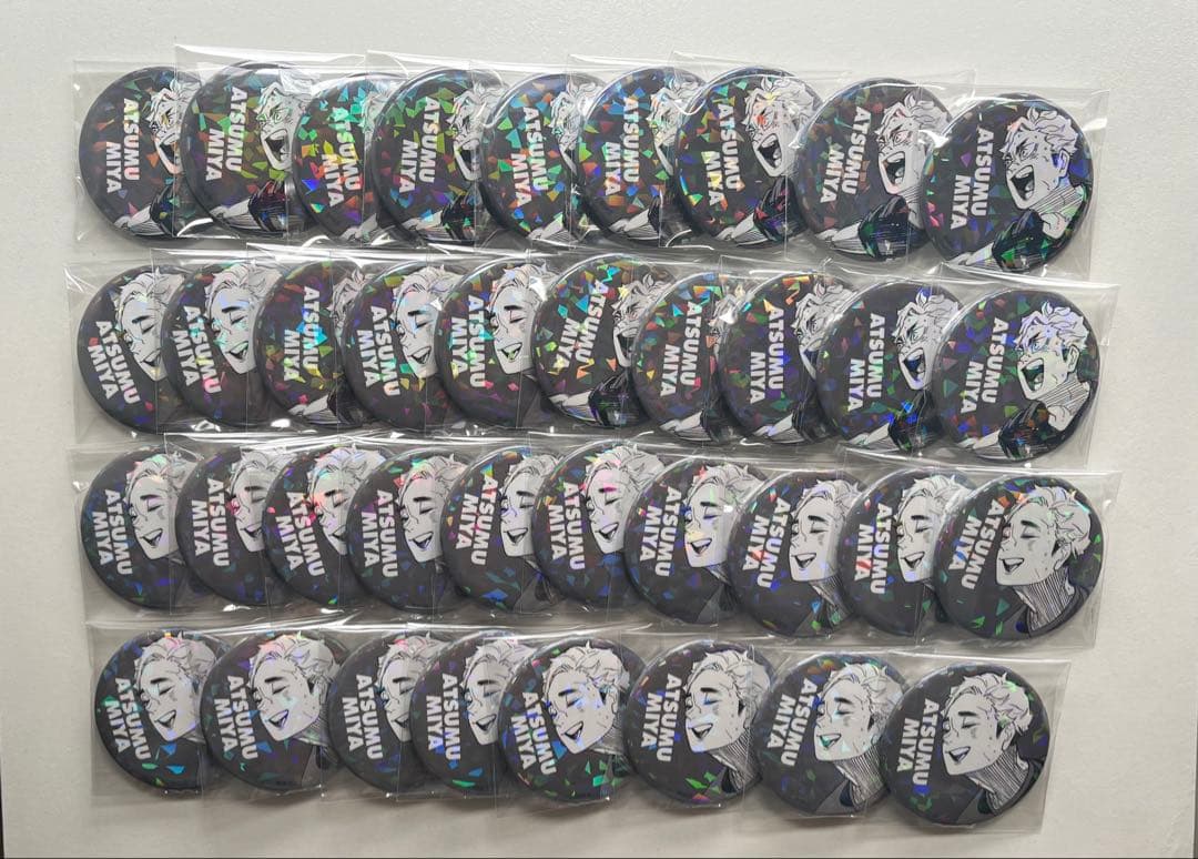 ハイキュー　宮侑　缶バッジ　35個　痛バ付き　即購入OK‼️